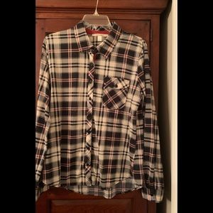 Another cute button down plaid shirt
